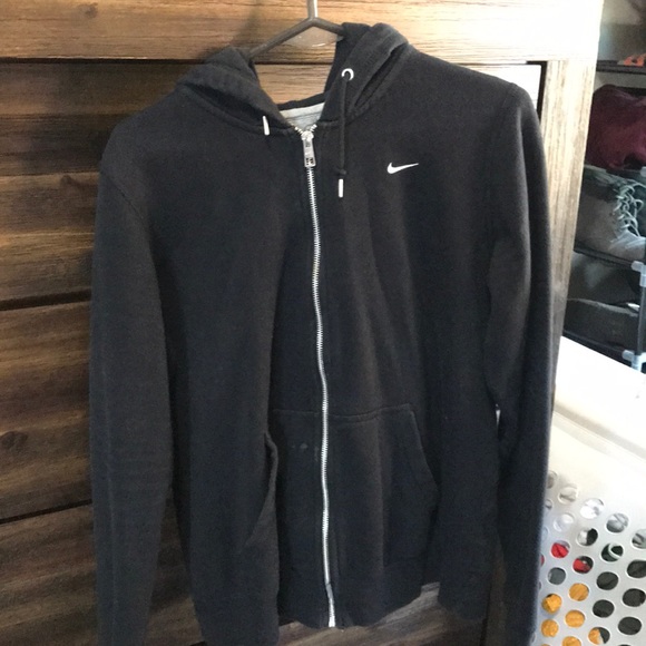 Nike Tops Black Nike Zip Up Hoodie Poshmark